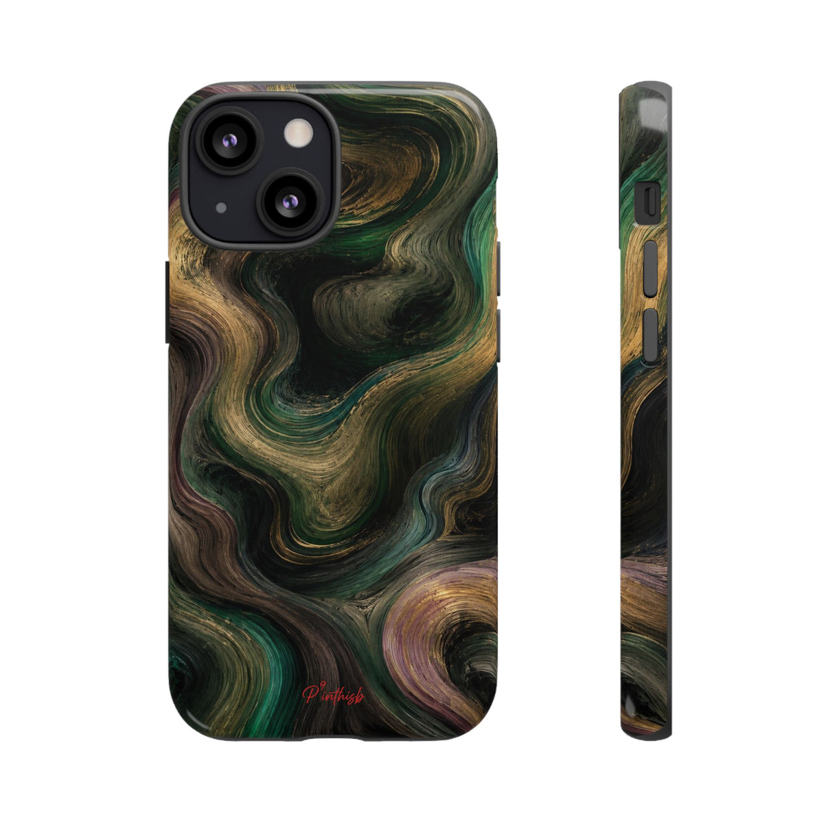 Marbled Forest Tough Phone Case