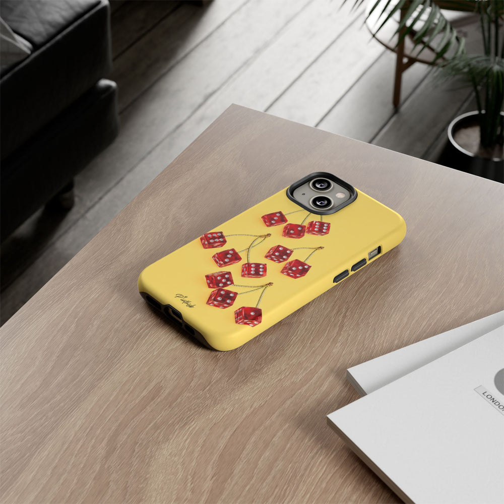 Cherry Dice Tough Phone Case