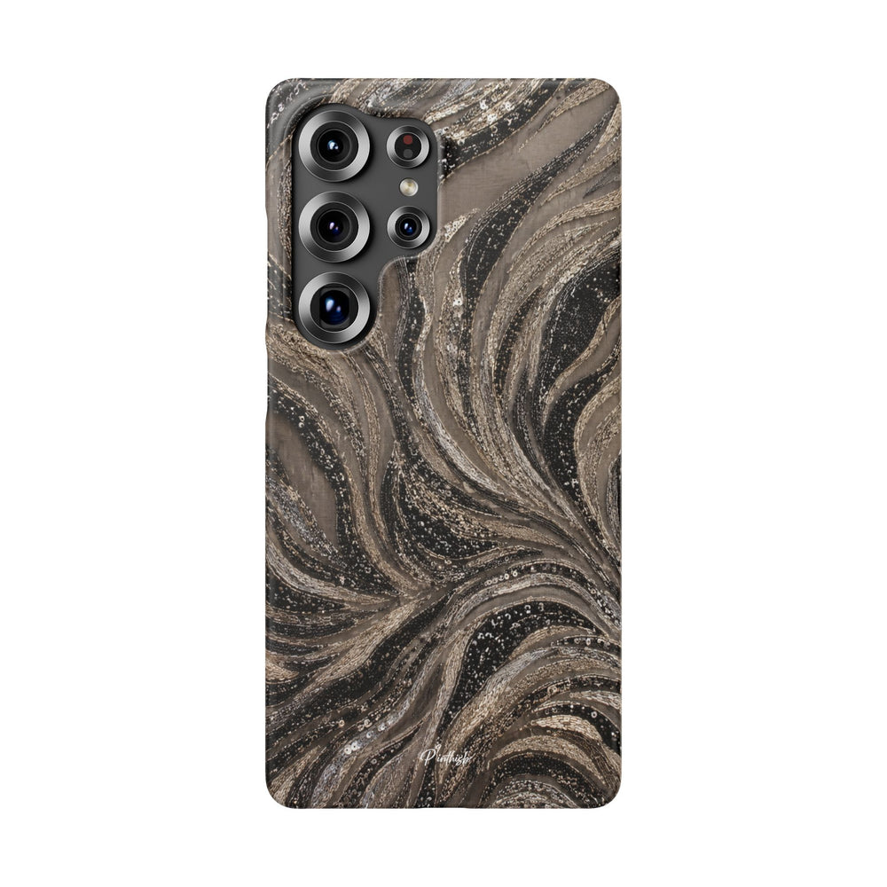 Neutral Swirl Protective Snap Case
