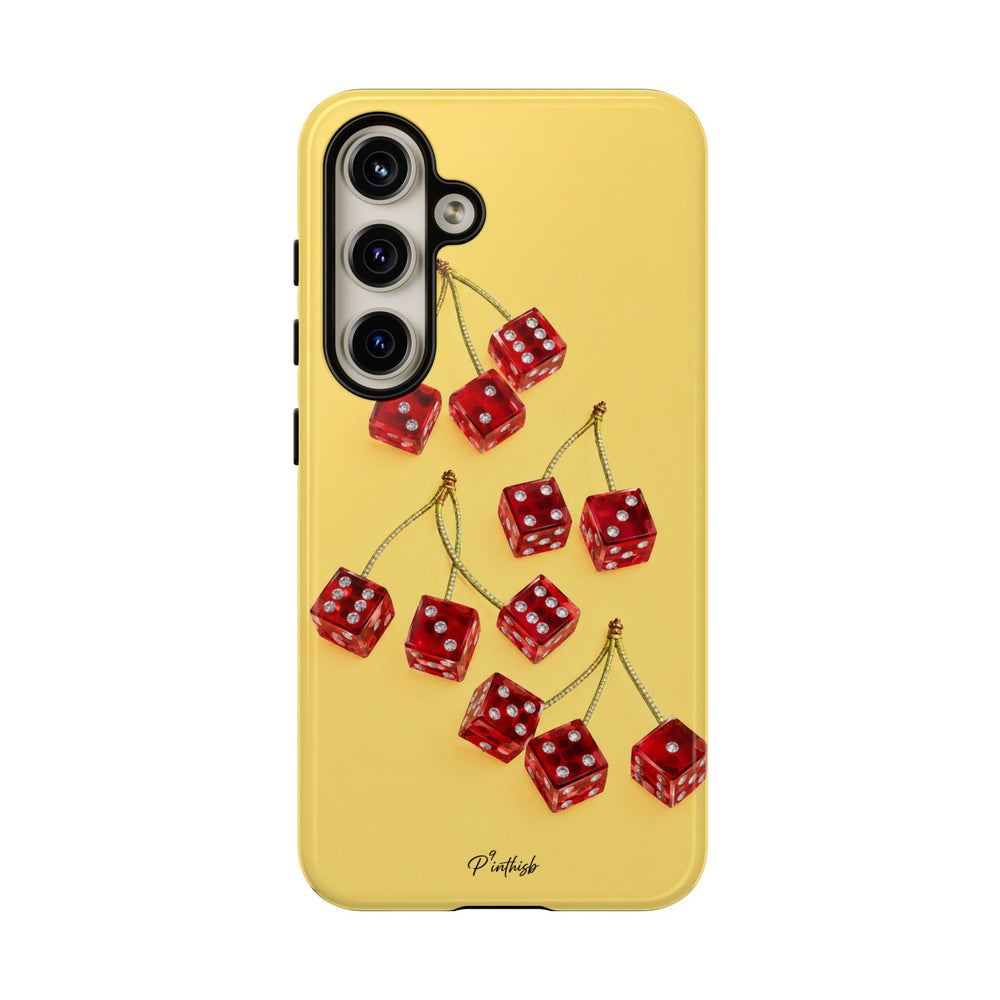 Cherry Dice Tough Phone Case