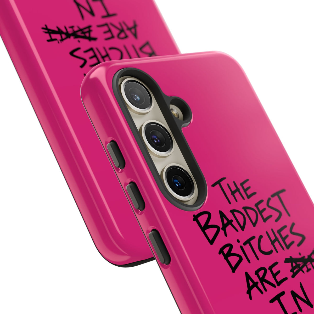 "The Baddest B*tches Are In Albania" Hot Pink Case