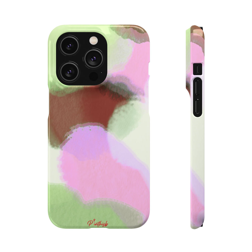 Abstract Pastel Camouflage Snap Phone Case