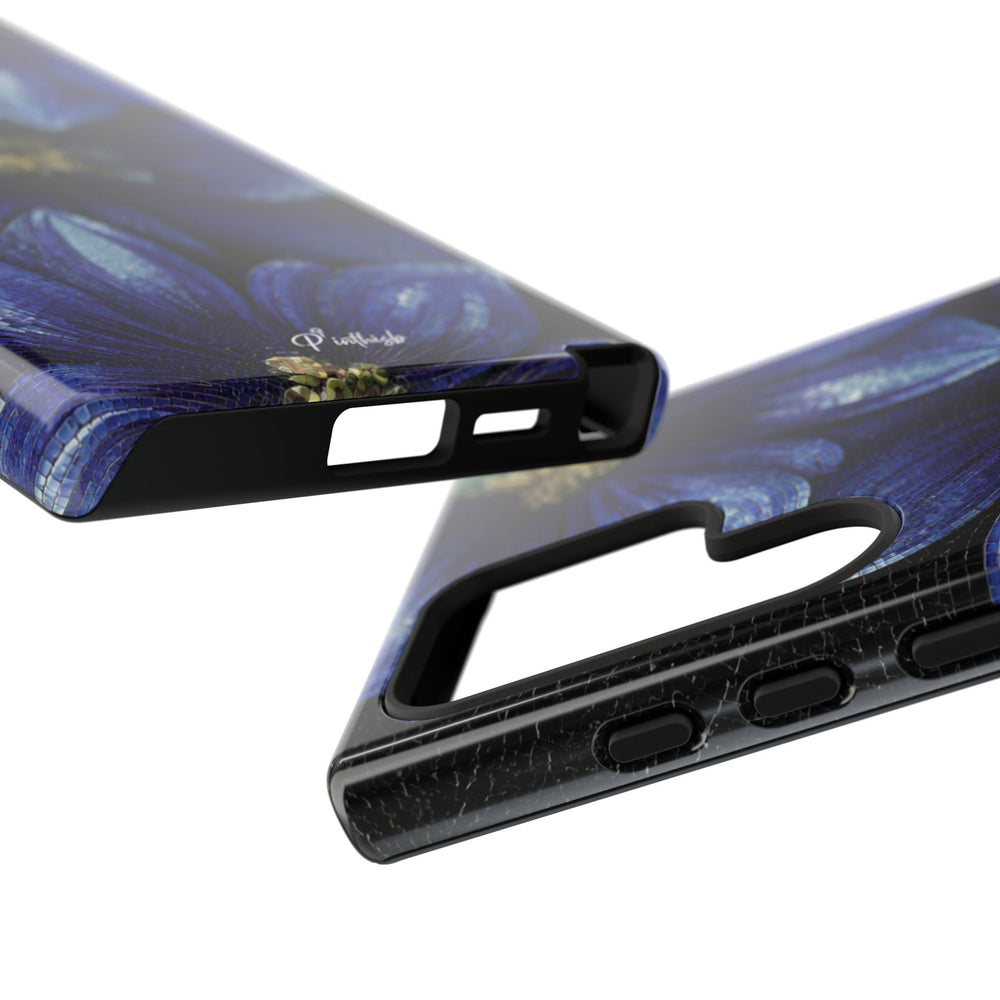 Blue Floral Tough Case