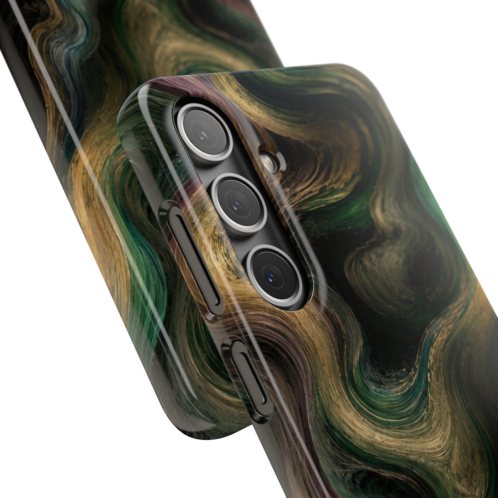 Marbled Forest Snap Phone Case