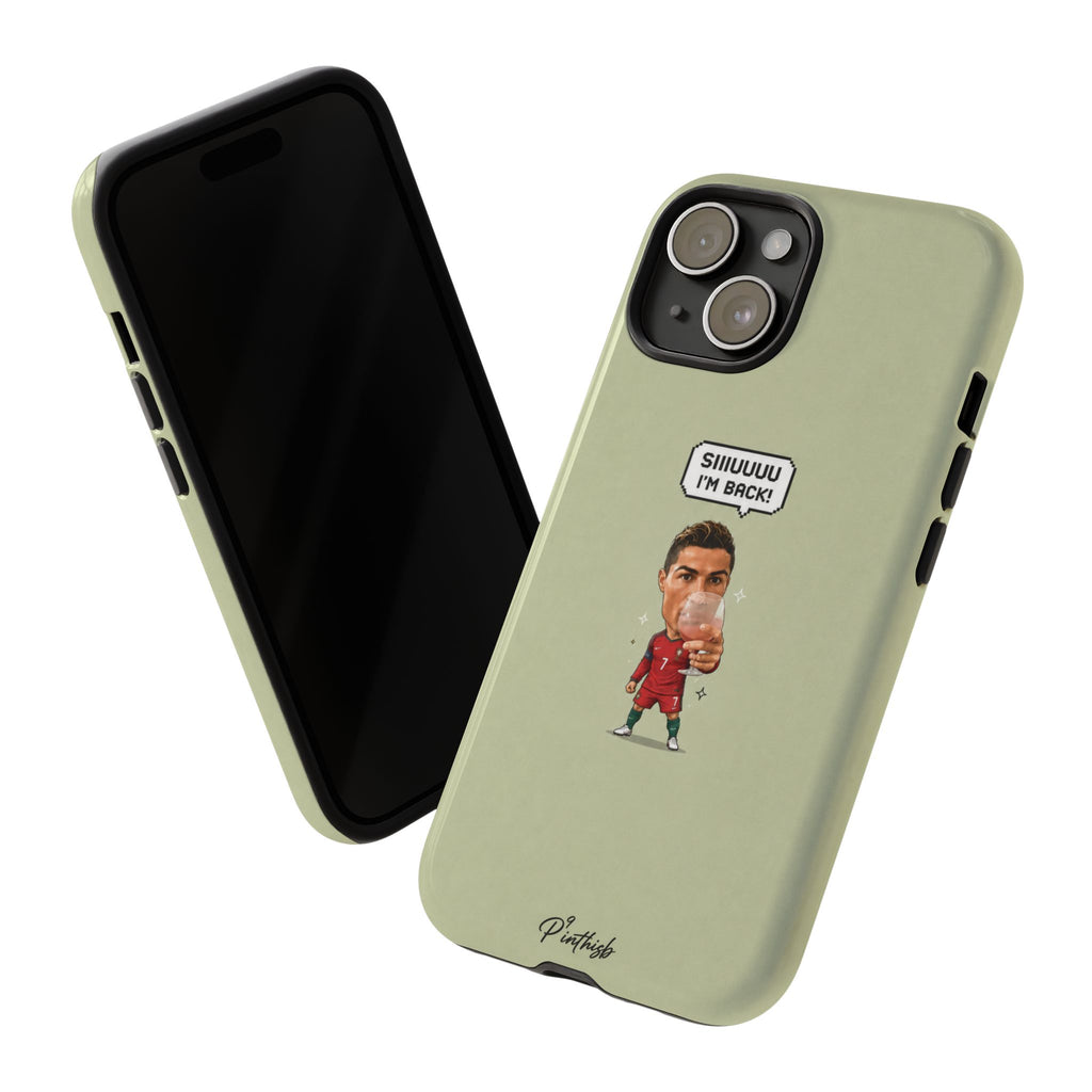 "SIIUUU, I'M BACK" CR7 Tough Phone Case