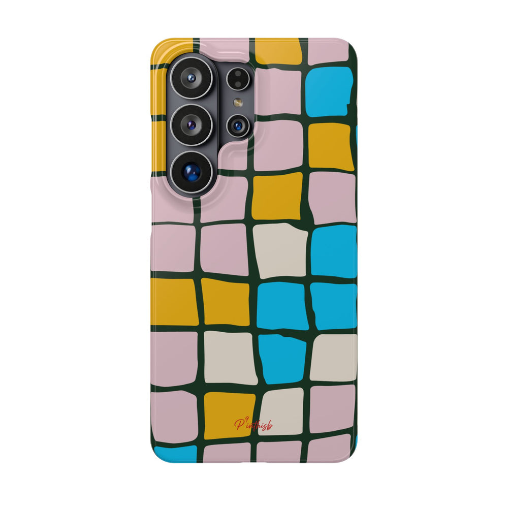Color Grid Snap Phone Case