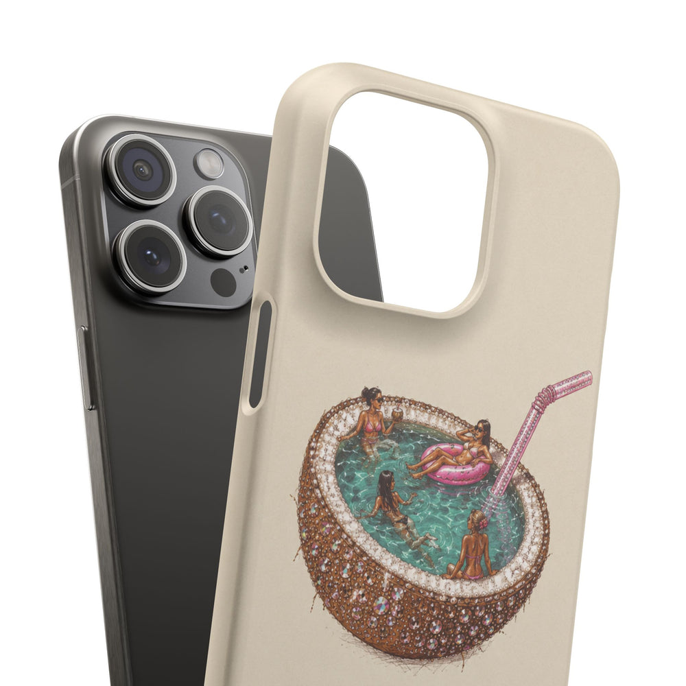 Coconut Pool Snap Phone Case