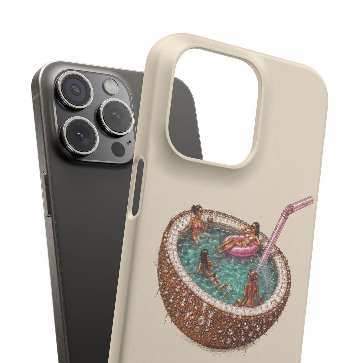 Coconut Pool Snap Phone Case