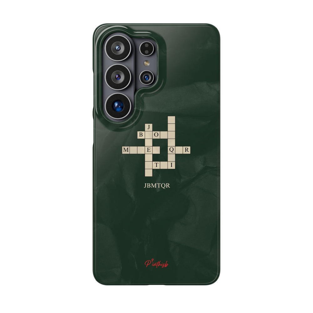 "JBMTQR crossword" Snap Phone Case