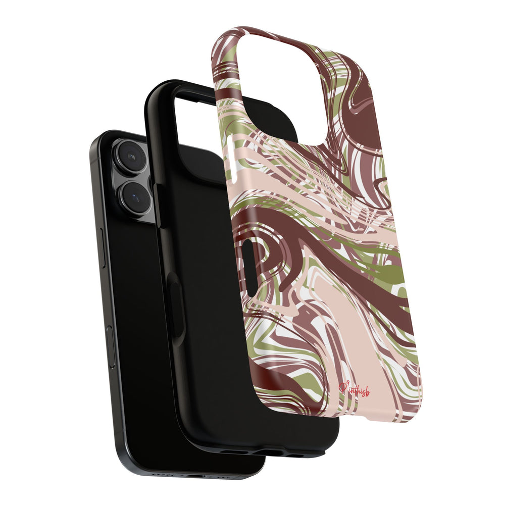 Abstract Marbled Tough Phone Case