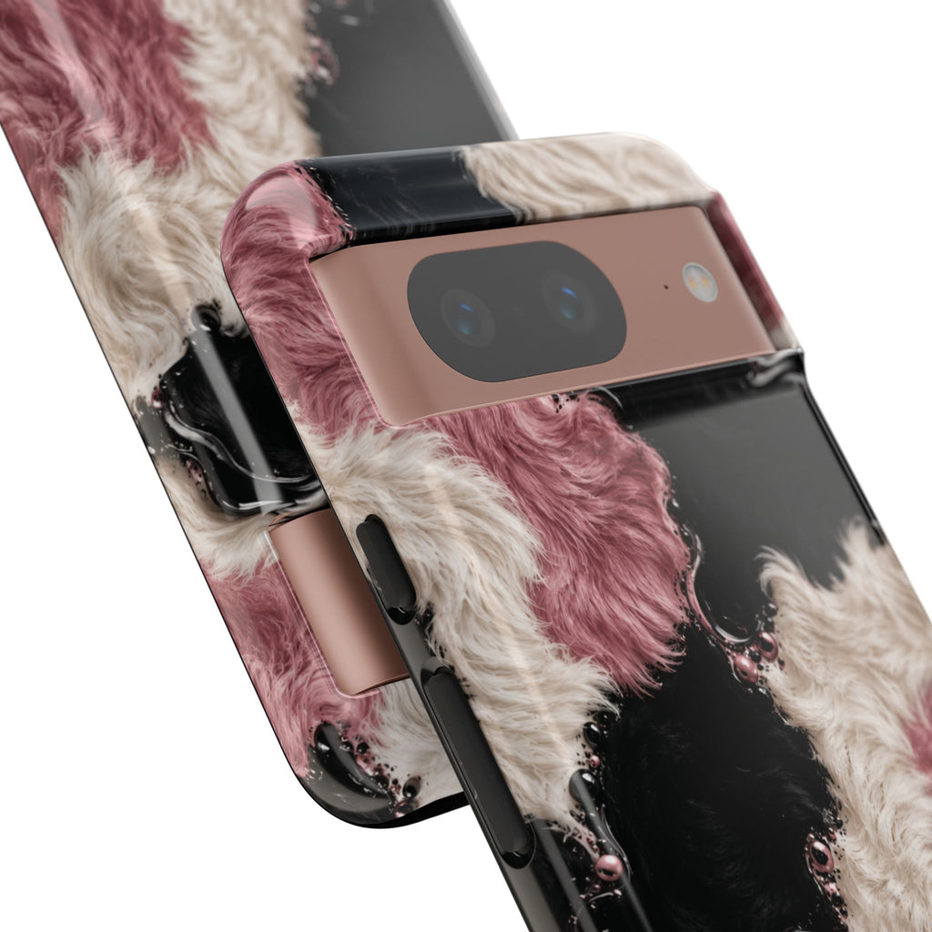 Cow Print Swirl Tough Case