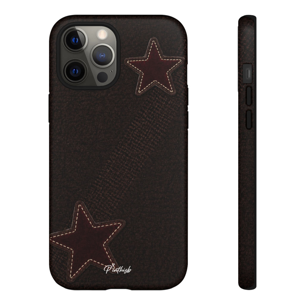 Rustic Stitched Star Phone Case