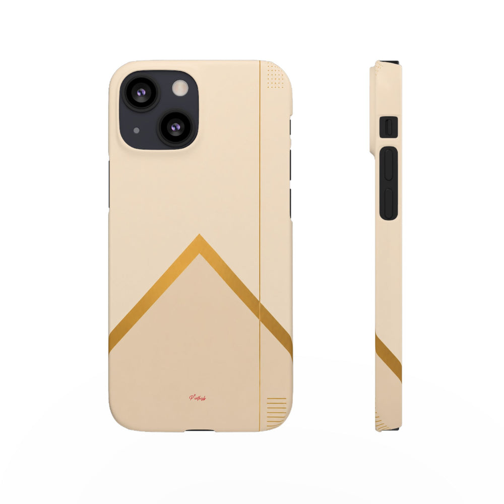Gold Malboro Inspired Snap Phone Case