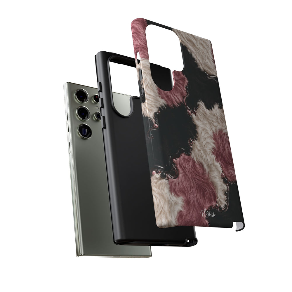 Cow Print Swirl Tough Case