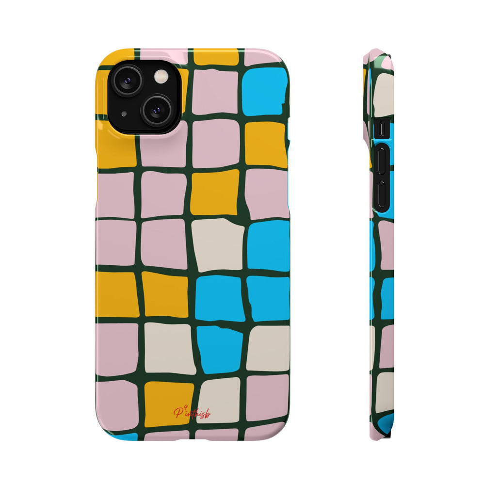 Color Grid Snap Phone Case