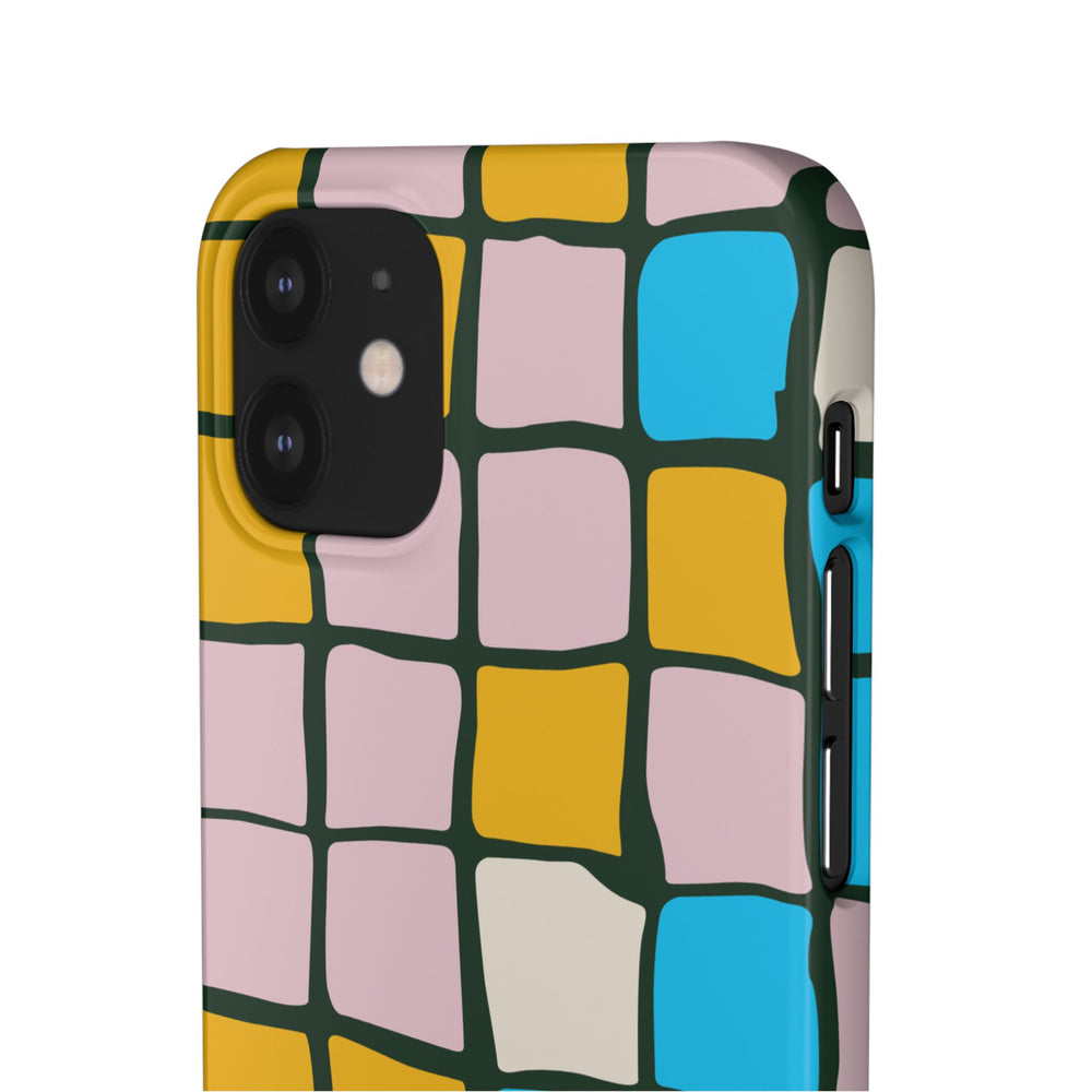 Color Grid Snap Phone Case