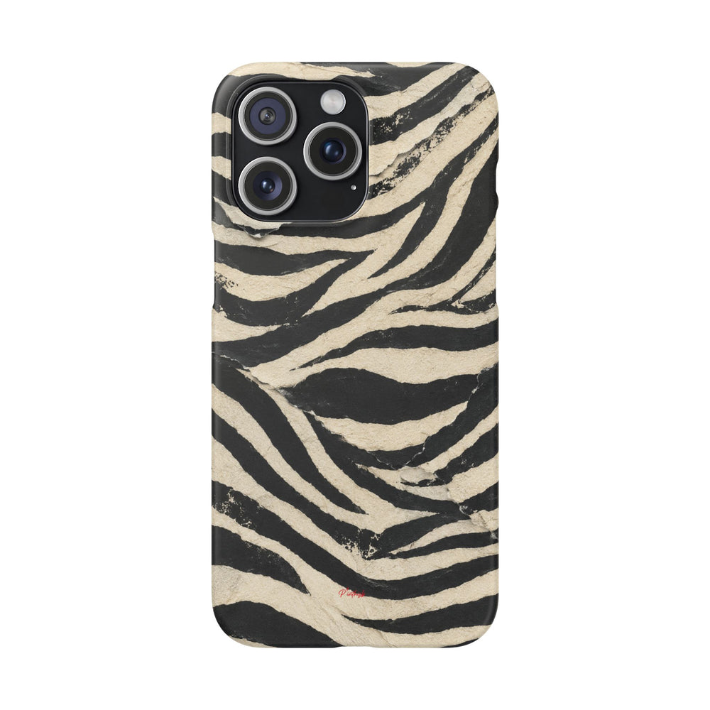 Wavy Peach & Mauve Snap Case