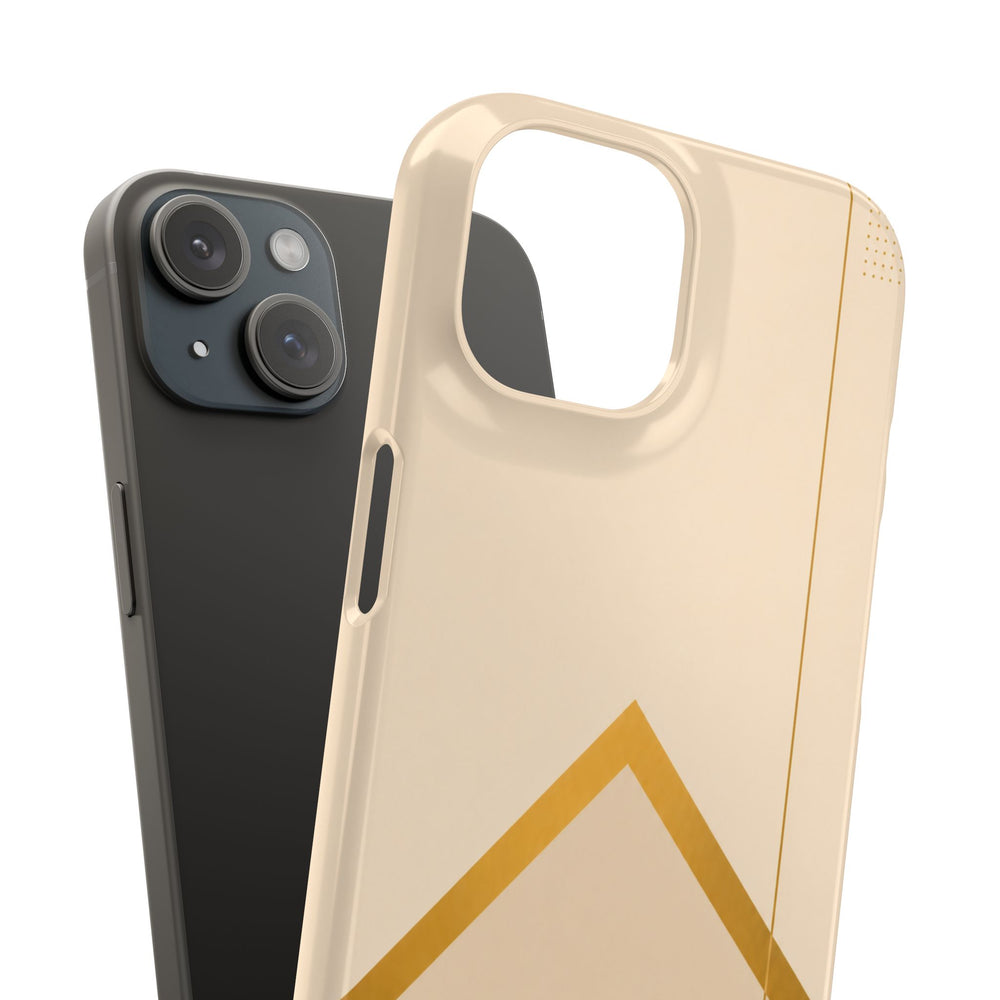 Gold Malboro Inspired Snap Phone Case