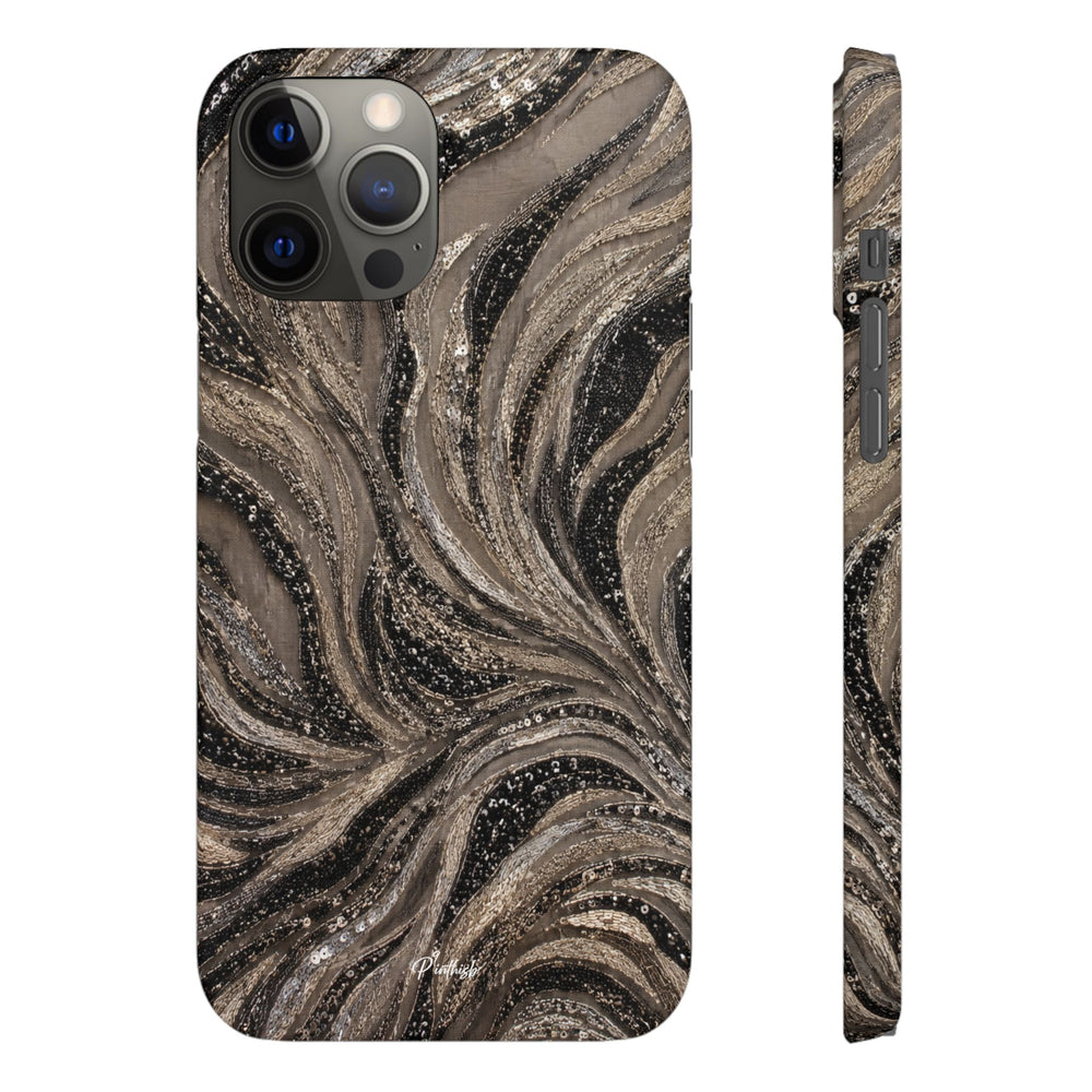 Neutral Swirl Protective Snap Case