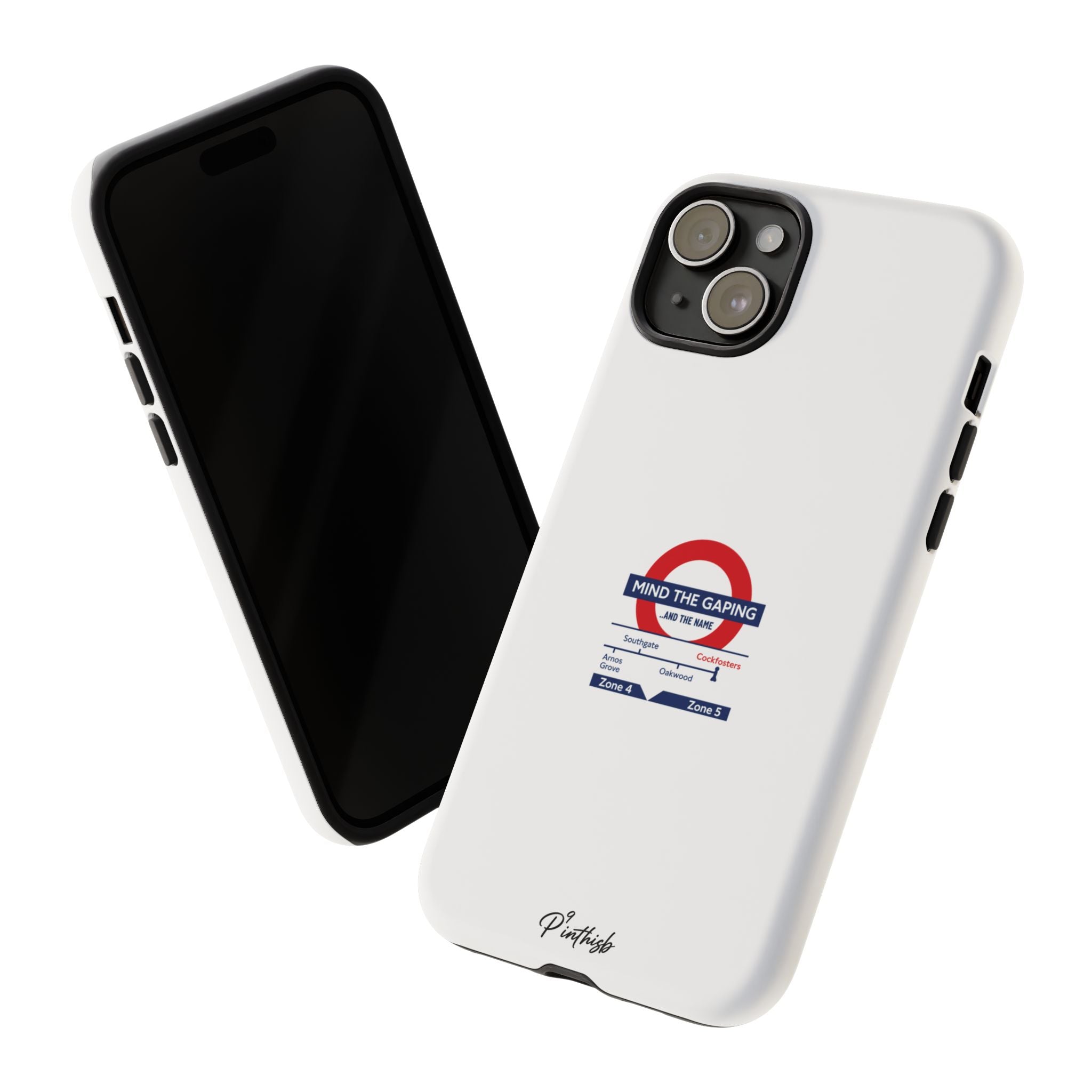 "Mind the Gaping" London Tube Parody Phone Case