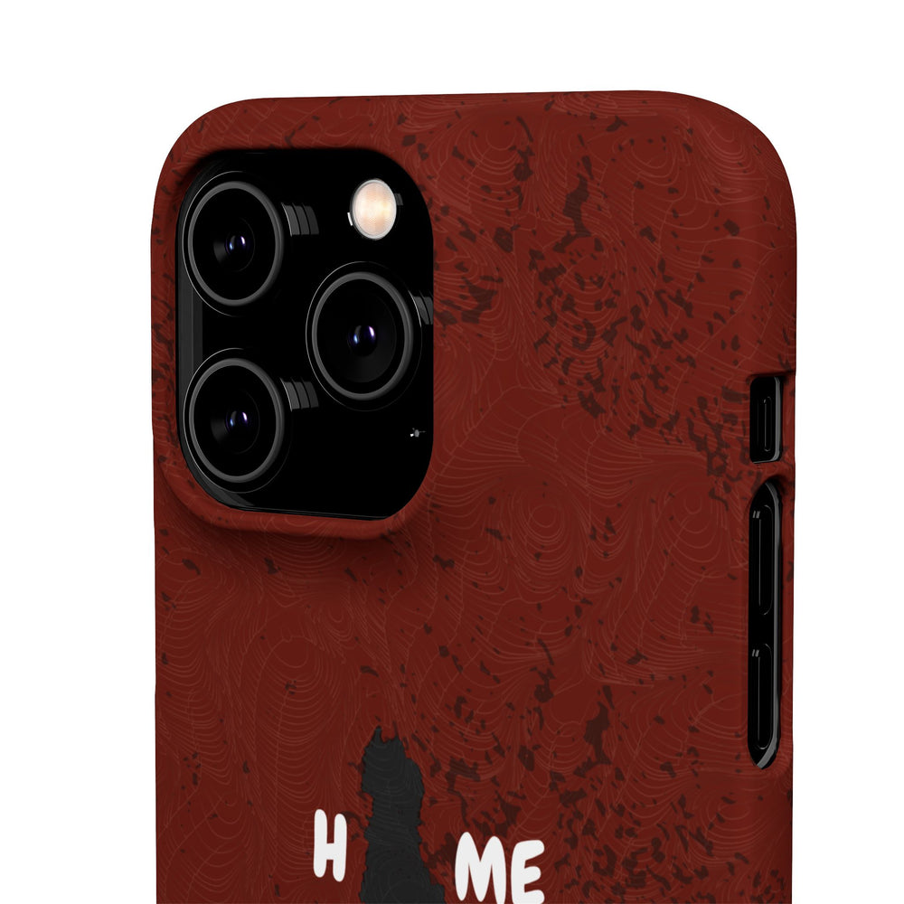 "HOME" Albania Snap Case