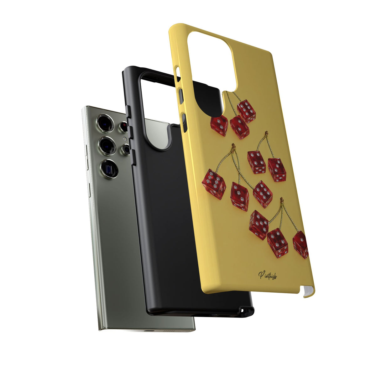 Cherry Dice Tough Phone Case