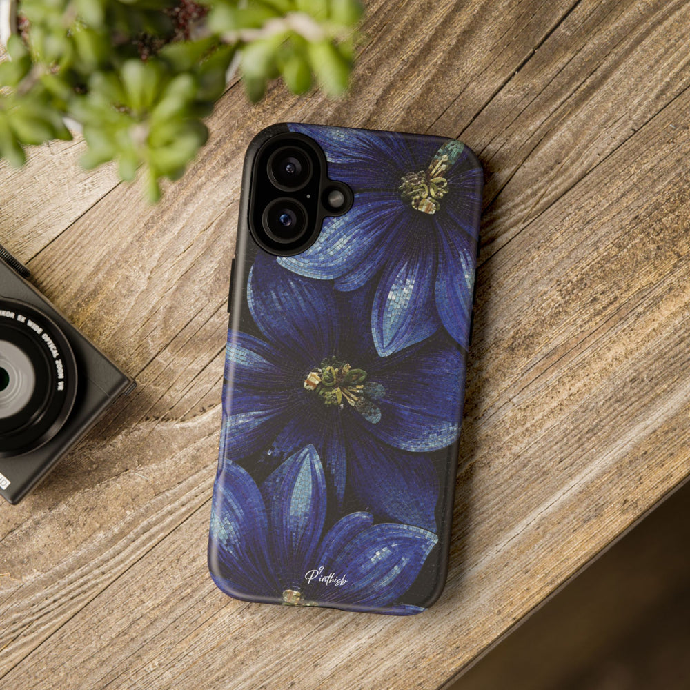 Blue Floral Tough Case
