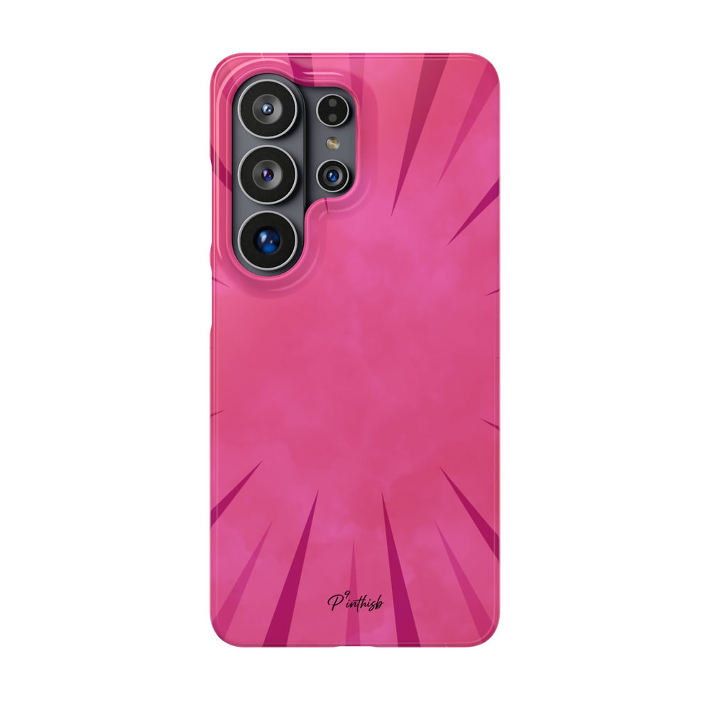 Pink Burst Snap Phone Case
