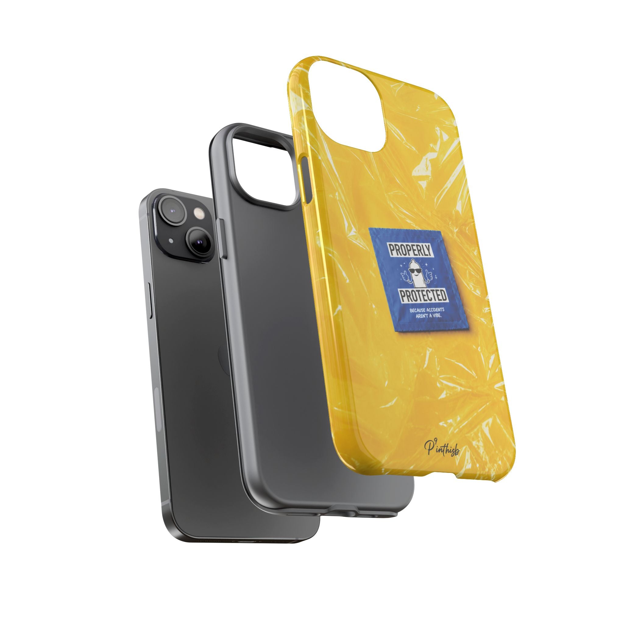 "Properly Protected" Graphic Phone Case