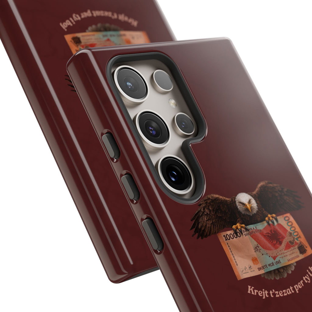 "Krejt t'zezat për ty i boj" Albanian Tough Phone Case