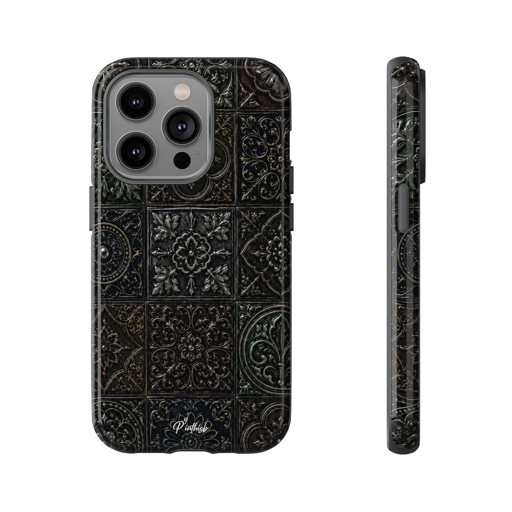 Mosaic Pattern Tough Phone Case