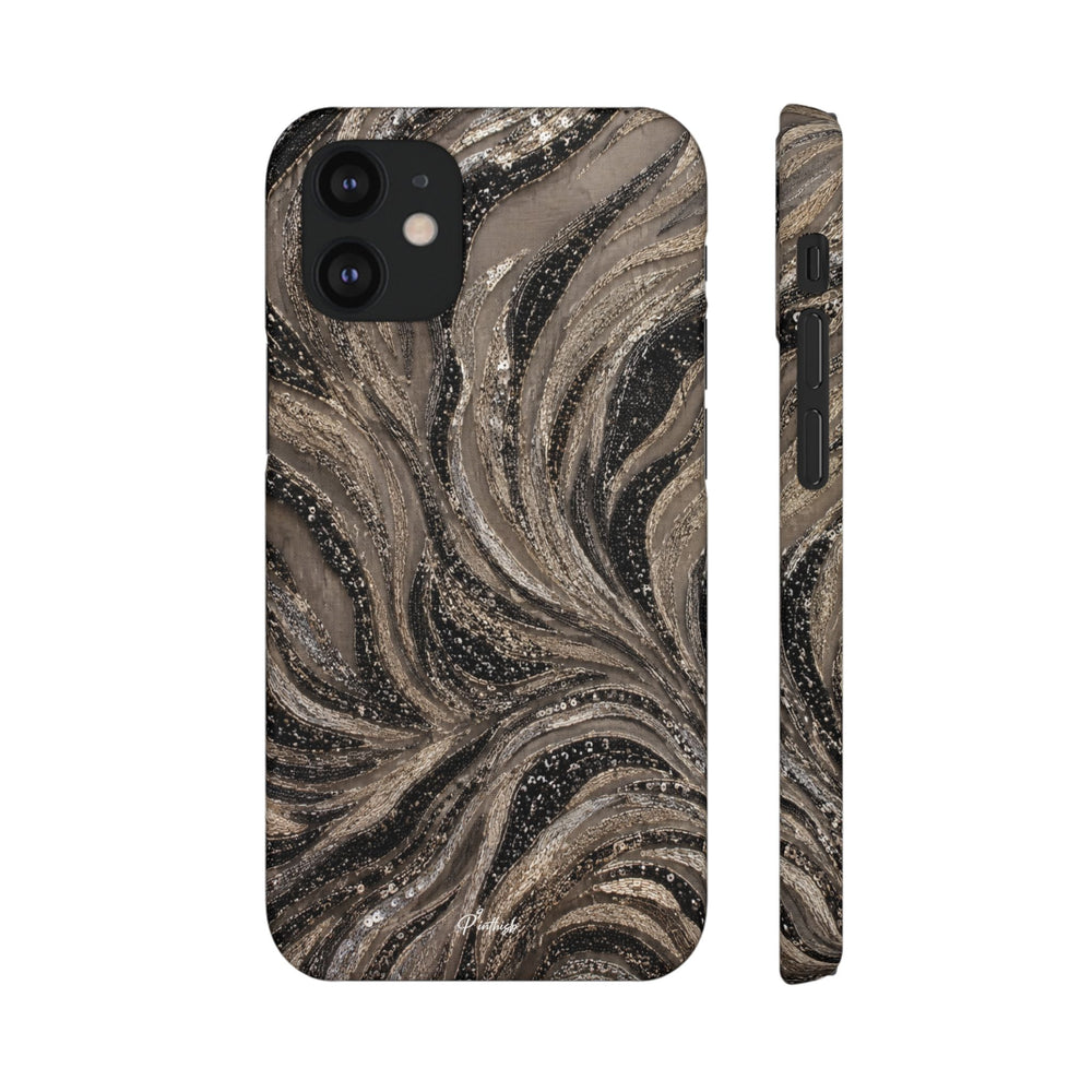 Neutral Swirl Protective Snap Case