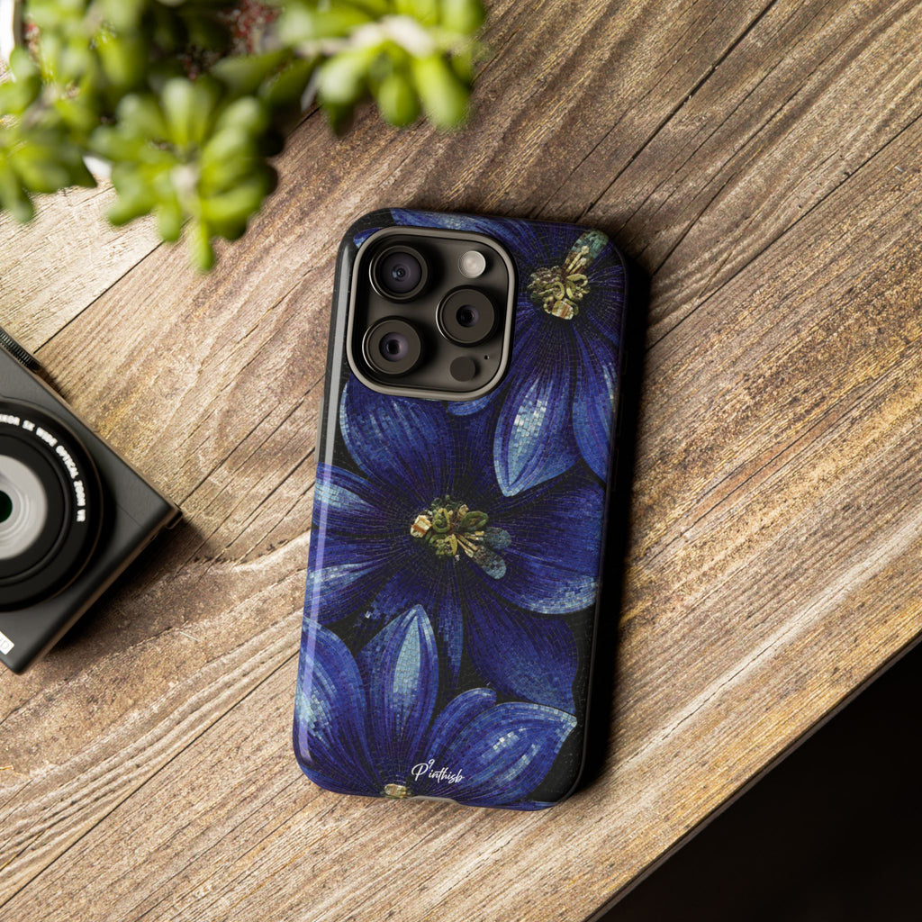 Blue Floral Tough Case