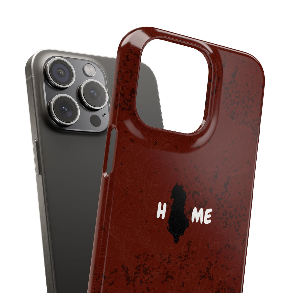 "HOME" Albania Snap Case