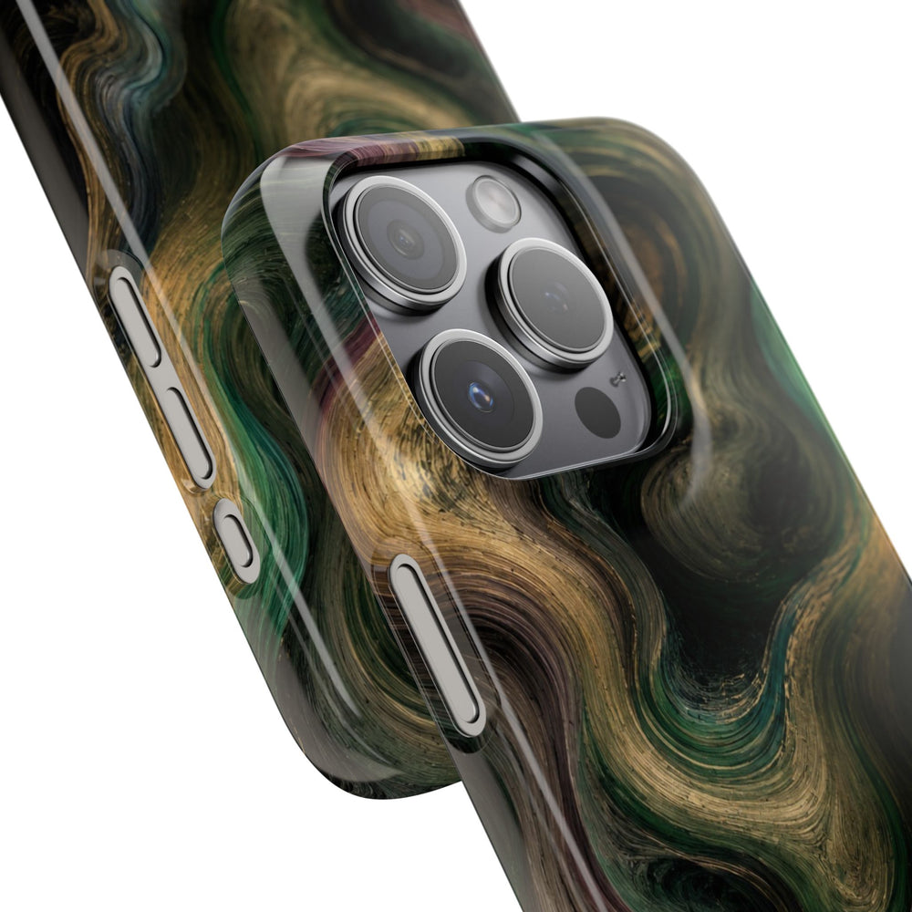 Marbled Forest Snap Phone Case