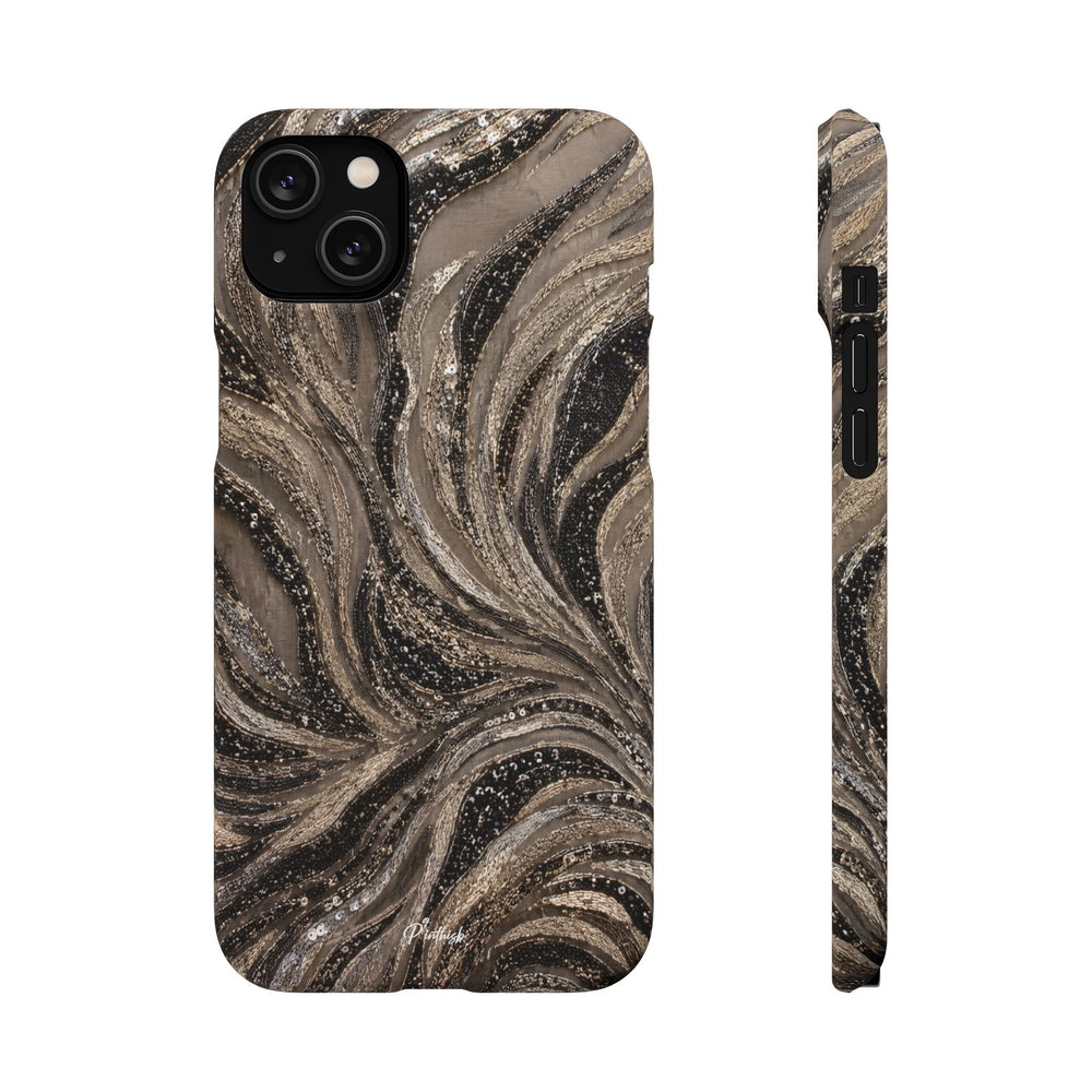 Neutral Swirl Protective Snap Case