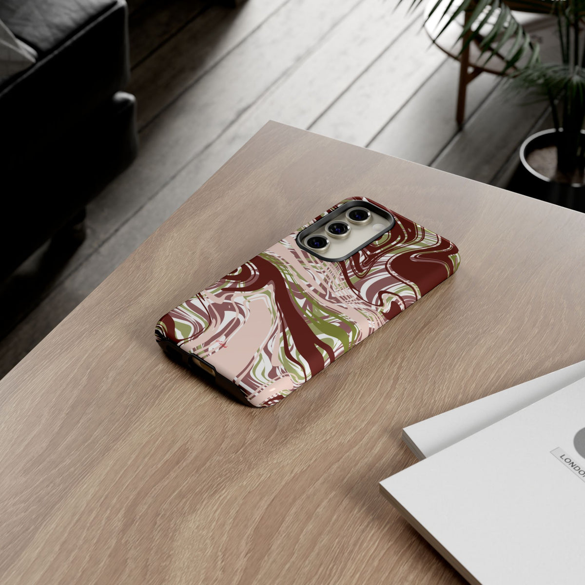 Abstract Marbled Tough Phone Case