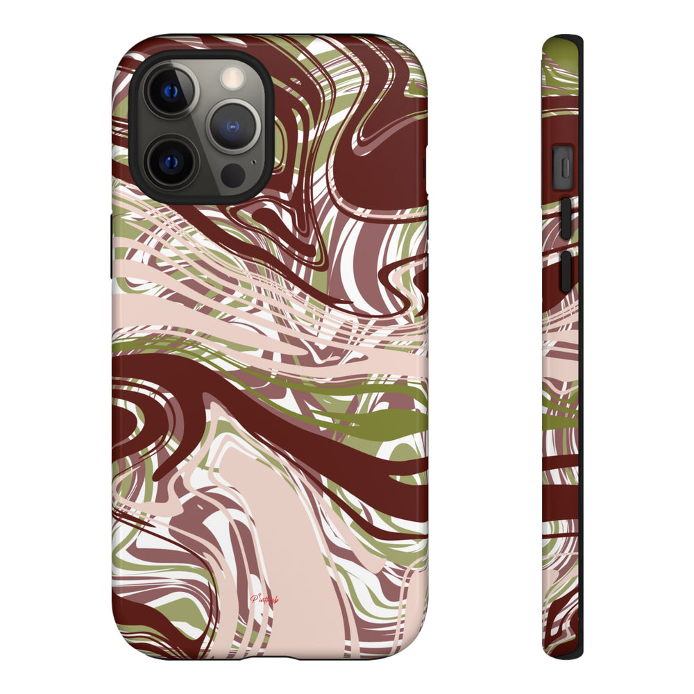Abstract Marbled Tough Phone Case