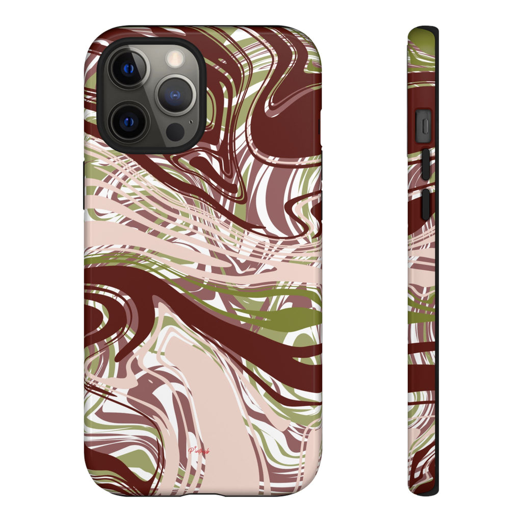 Abstract Marbled Tough Phone Case