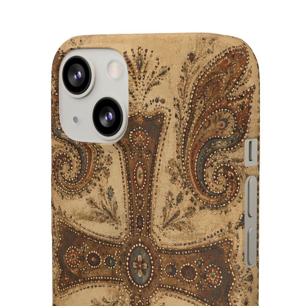 Cross Paisley Snap Case
