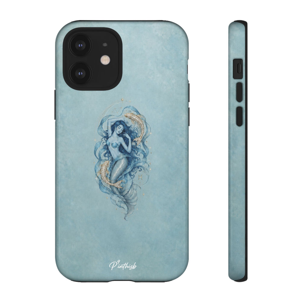 Pisces Zodiac Glitter Phone Case