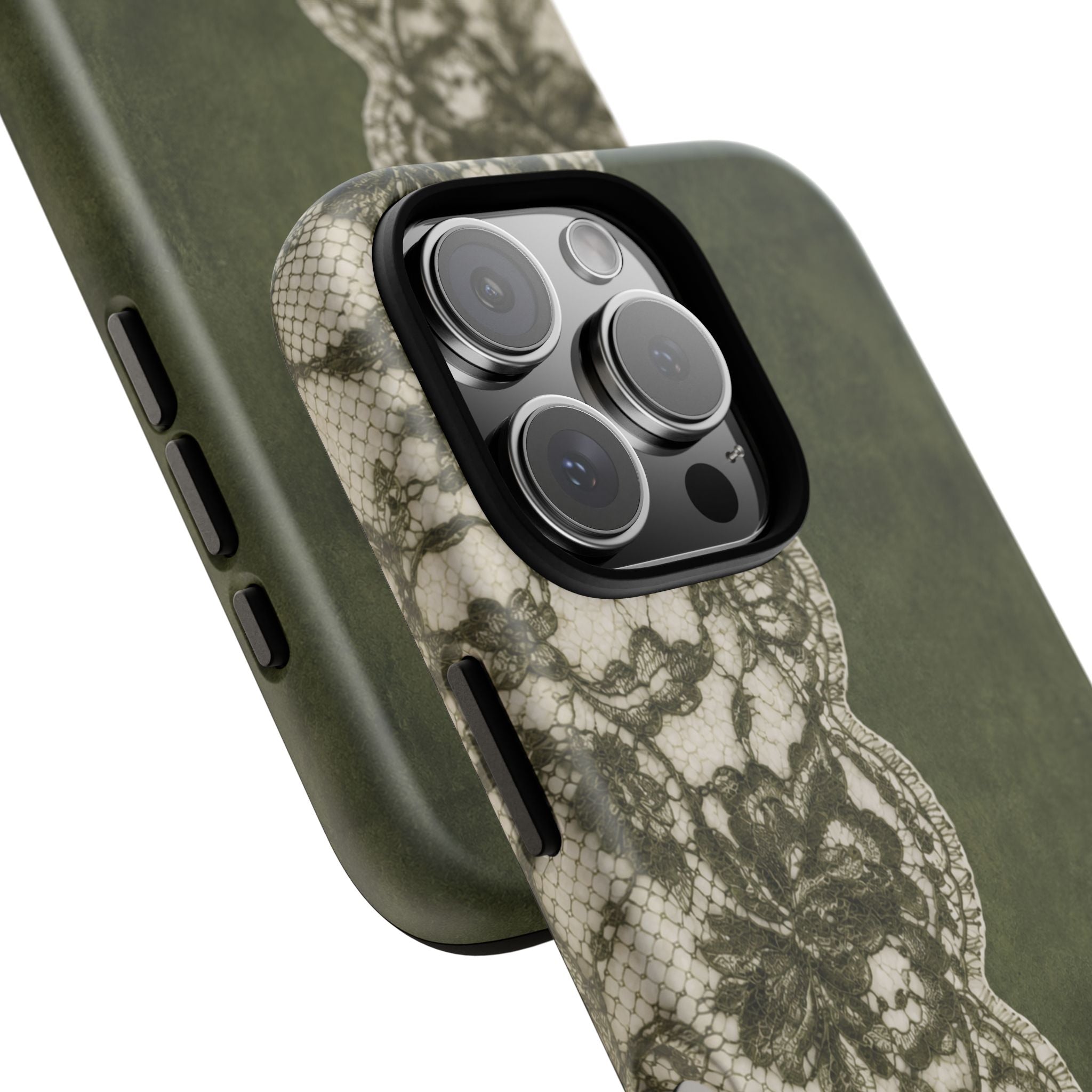 Olive Lace Tough Case