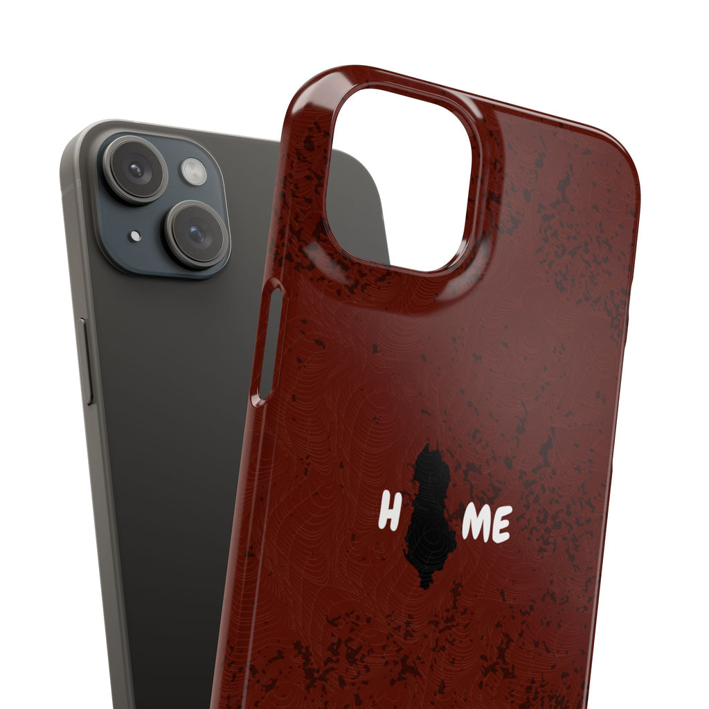 "HOME" Albania Snap Case