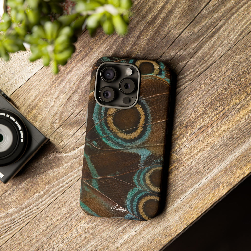 Peacock Feather Pattern Tough Case
