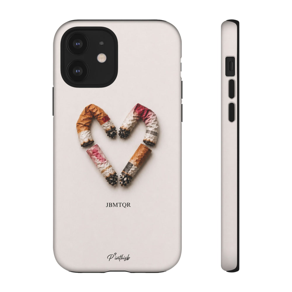 Cigarette Heart Butts "JBMTQR" Tough Case