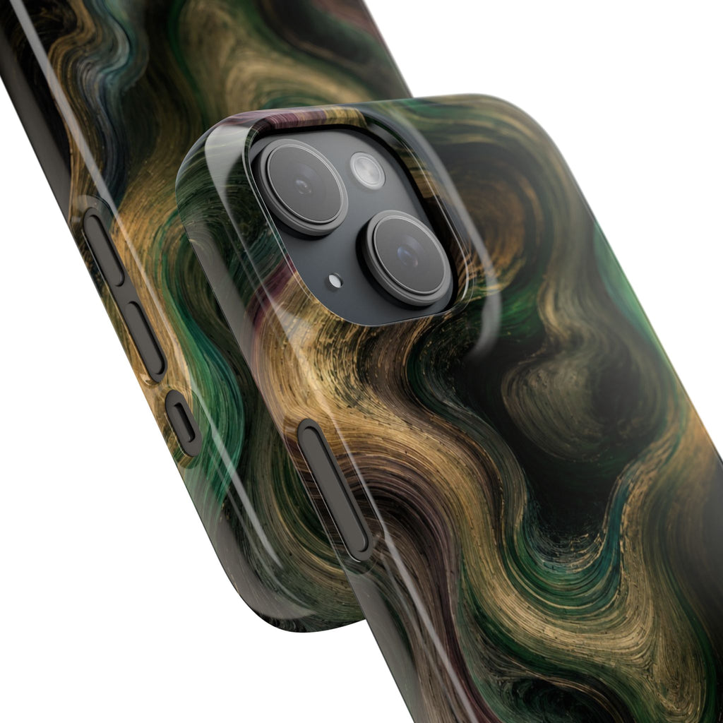 Marbled Forest Snap Phone Case