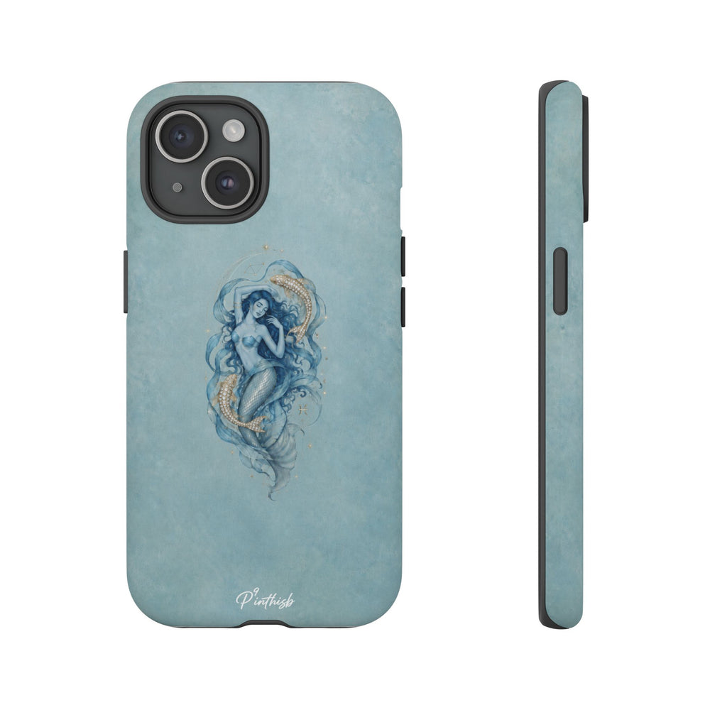 Pisces Zodiac Glitter Phone Case