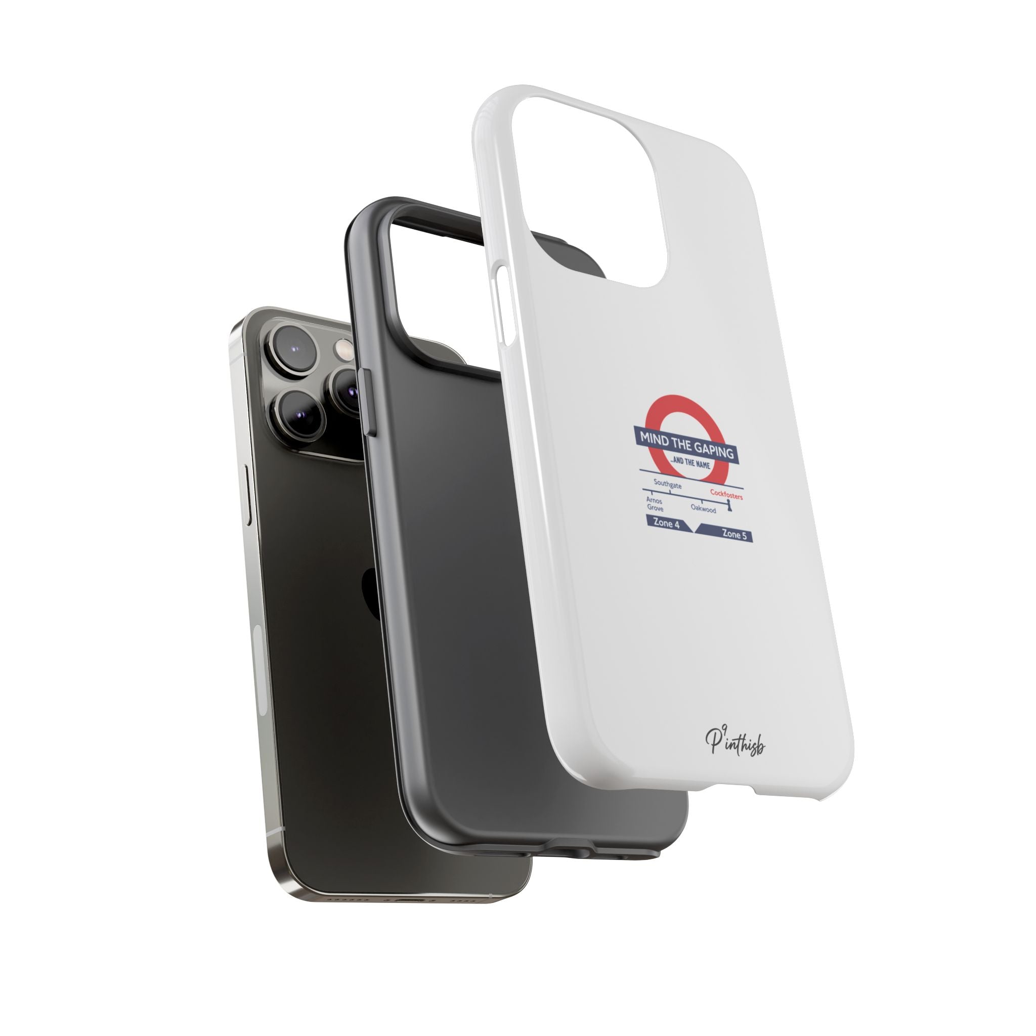 "Mind the Gaping" London Tube Parody Phone Case