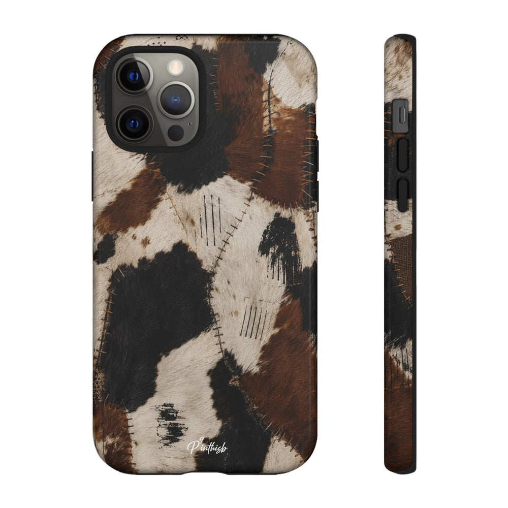 Brown & Black Animal Print Tough Case