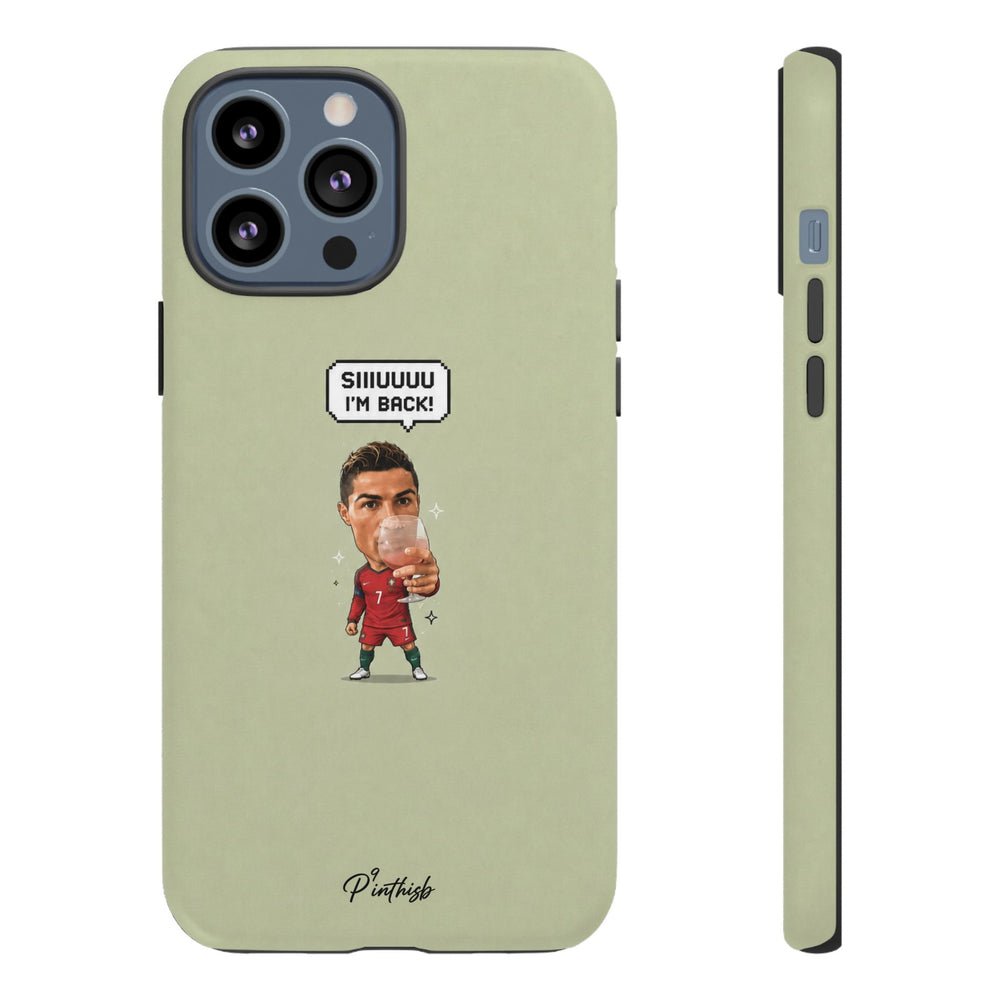 "SIIUUU, I'M BACK" CR7 Tough Phone Case